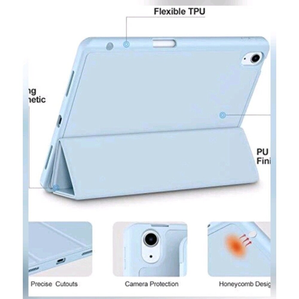 Case for iPad Air 6th Gen 11" 2024 M2 Sky Blue